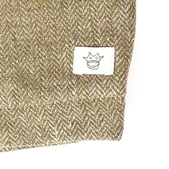 Vintage Marie Chantal Wool Overalls Shorts Romper Size 3 Tan Wool New NWT - Picture 5 of 8